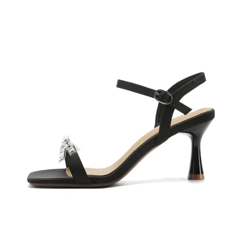 FIVE PLUS One Strap Sandals Women's Black-0