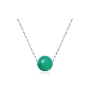 LOVING Natural African Emerald Jade Necklaces Unisex