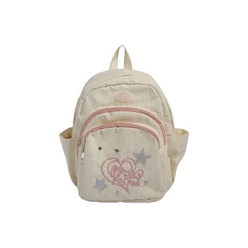 WXRX Corduroy Backpack Women's Ivory