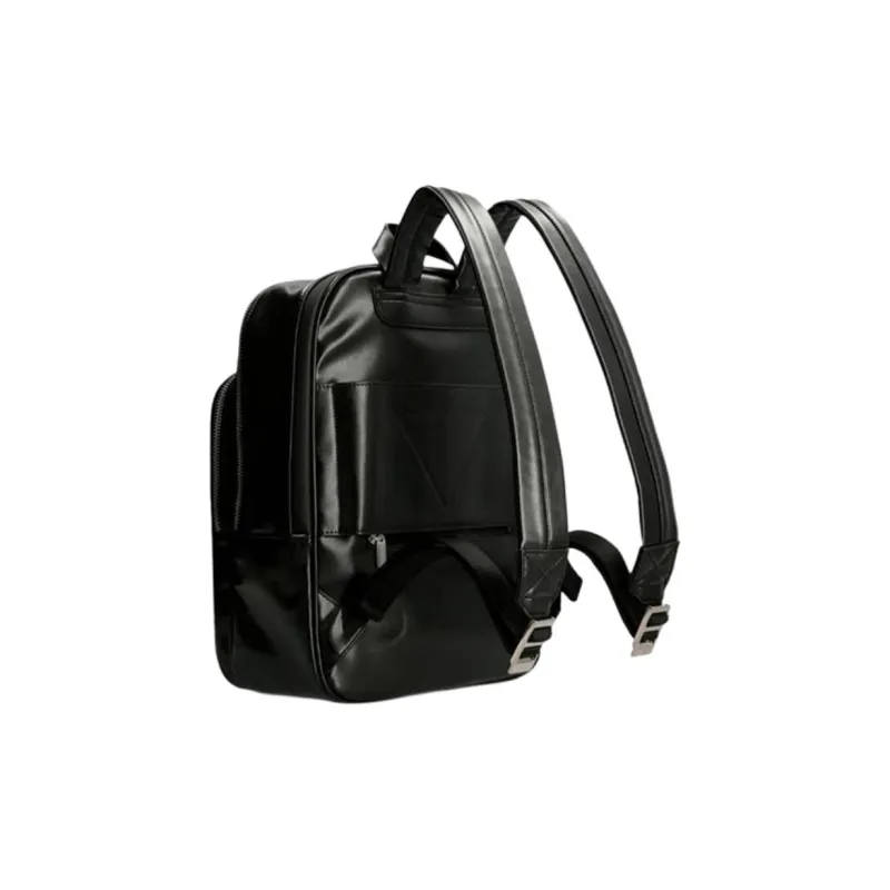 GUESS Leather Backpack Men's Black-1