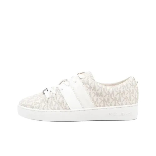 MICHAEL KORS Low Top Skateboard Shoes Women's Ecru