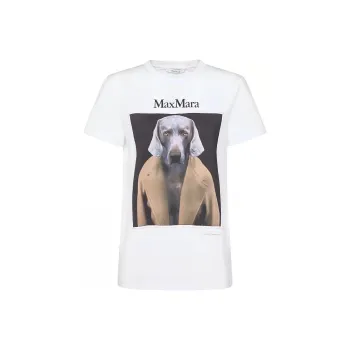 MaxMara Graphic Printed Crewneck T-Shirt