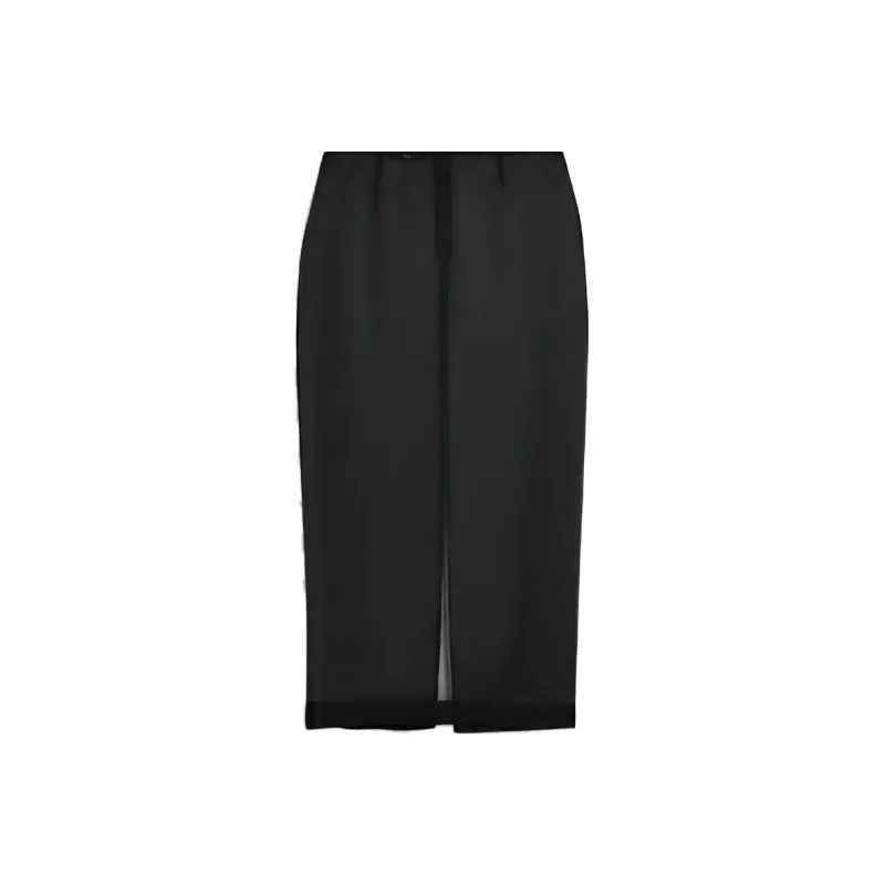 ZARA Casual Long Skirts Women's Black-0