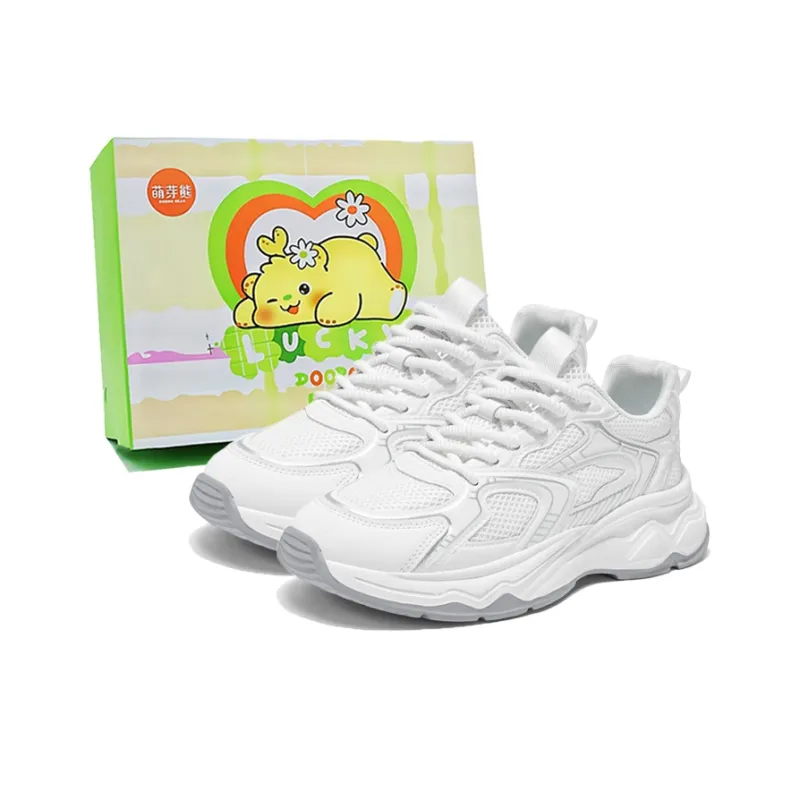 Budding Bear Slip Resistant, Abrasion Resistant, Breathable Low Top Chunky Sneakers Men's-0