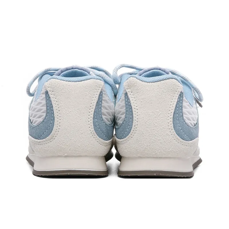 The New Age Family Low Top Skateboard Shoes Women's White Blue-3