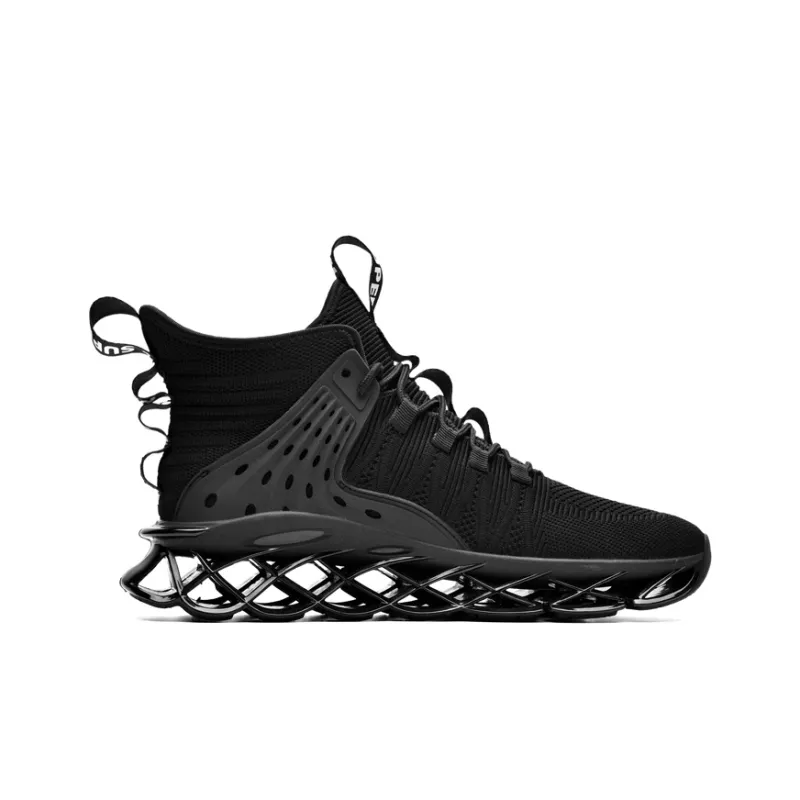 AMICNIEGD Shock Absorbers With Slip Resistant And Abrasion Resistant Properties High Top Casual Shoes Men's-8
