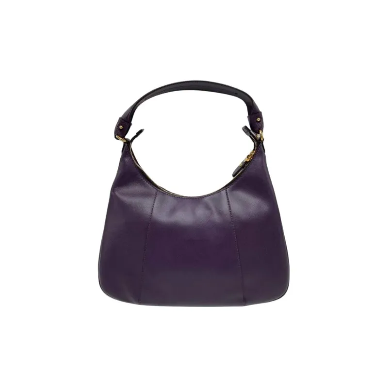 FERRAGAMO Leather Handbag Women's Purple-2