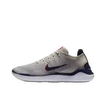 Nike Free RN 2018 Cushioning, Wear Resistant Low Top Running Shoes Unisex Apricot
