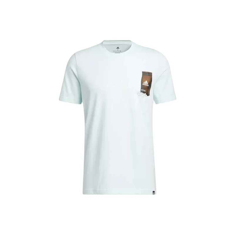 Adidas T Shirt Men's Blue White-0