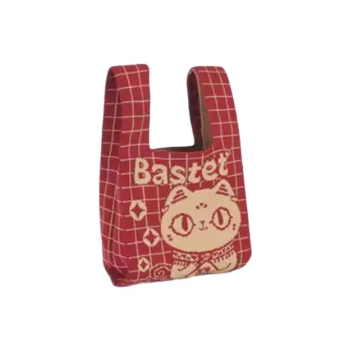 The British Museum Anderson Cat And Her Friends Series Fabric Handbag Medium Size Women's Multicolor