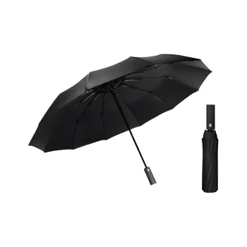 Baudini Tubas 12 Rib Fully Automatic Folding Umbrella Sunny And Rainy Dual Use Sun Protection UV Protection Umbrella