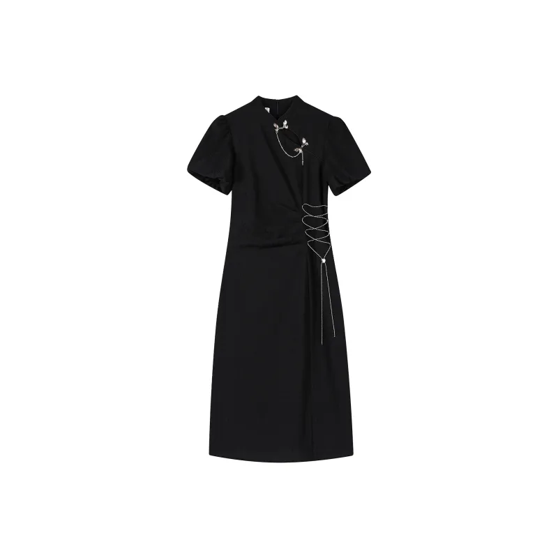 Si Bei'er Short Sleeved Dress Women's-0