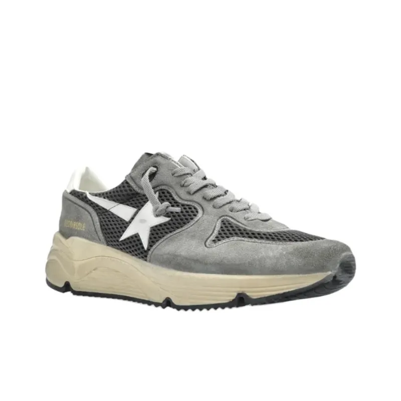 Golden Goose Running Sole Low Top Casual Shoes Men's Gray-2
