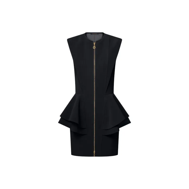 LOUIS VUITTON Sleeveless Dress Women's Black-0