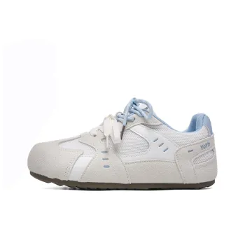 Ordifen Low Top Skateboard Shoes Women's Gray Blue