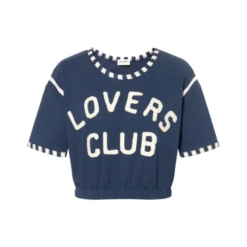 SAINT LAURENT T Shirts Women's Blue