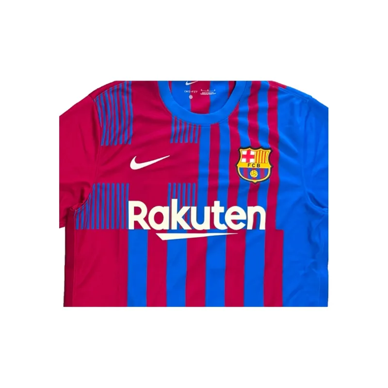 Three For Barcelona Team Jersey Beckett Official Certification, Deluxe Framing, Outer Frame Approx. 65x85cm Unisex-4