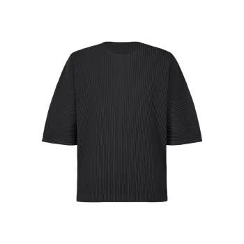 Homme Plissé Issey Miyake T Shirt Men's Black
