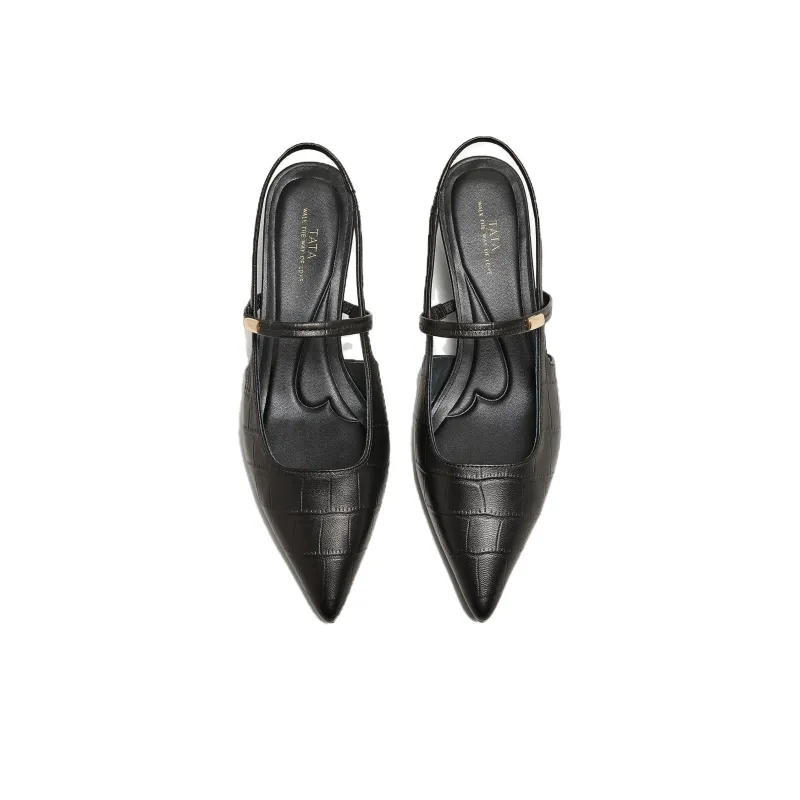 TATA Chunky Heel High Heels Women's-11