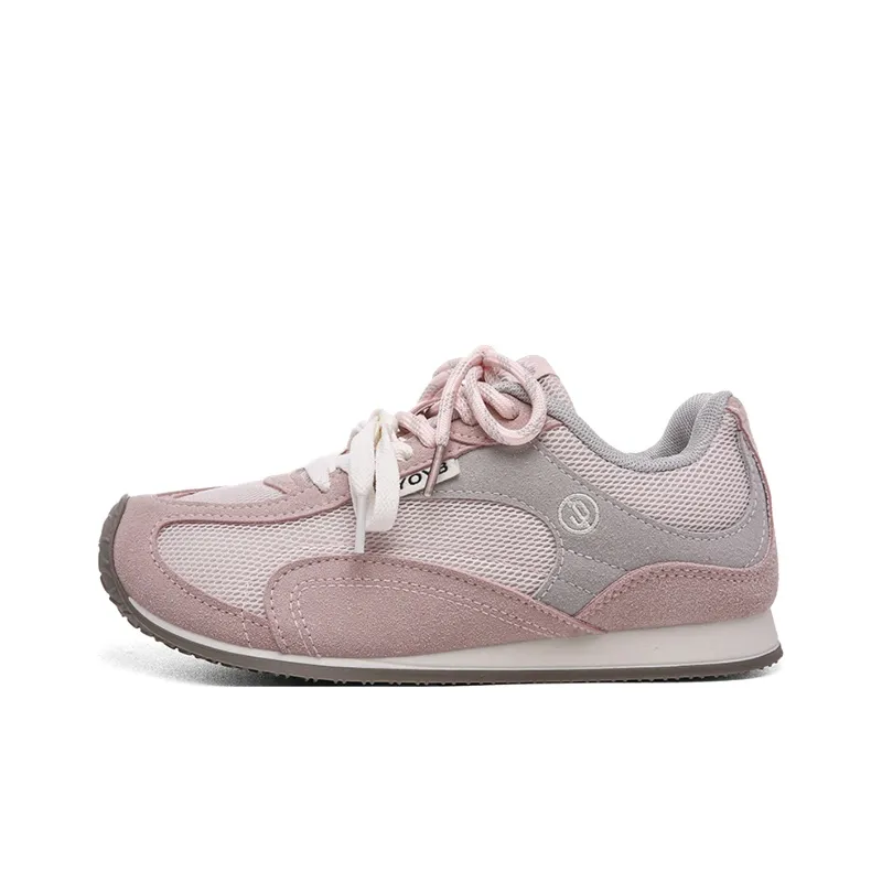 The New Age Family Low Top Skateboard Shoes Women's Pink-0