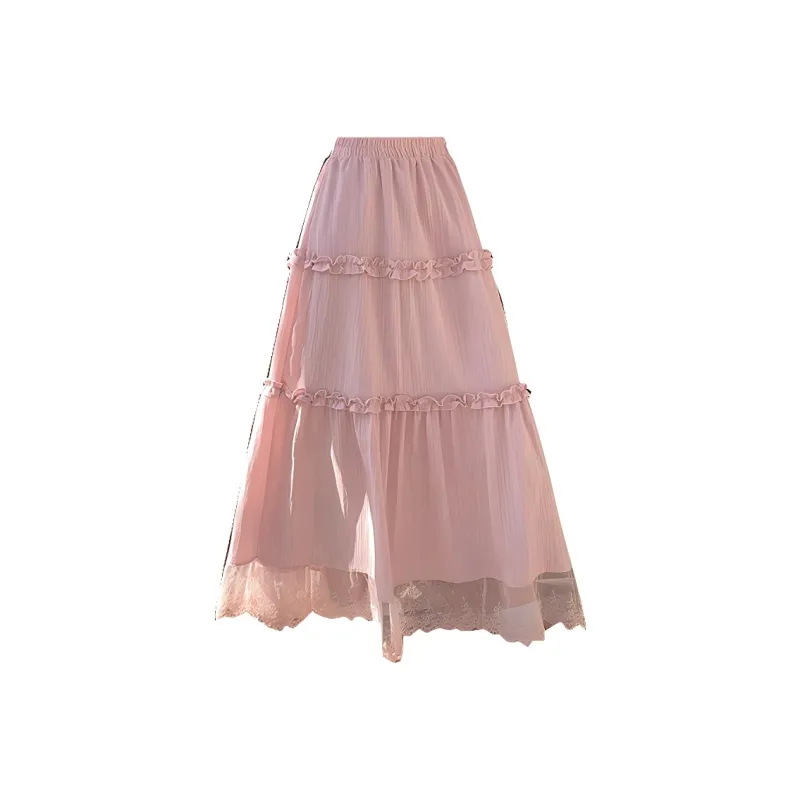DOSOHEB Casual Long Skirt Women's-4