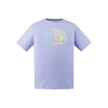 THE NORTH FACE T Shirt Unisex Blue Purple