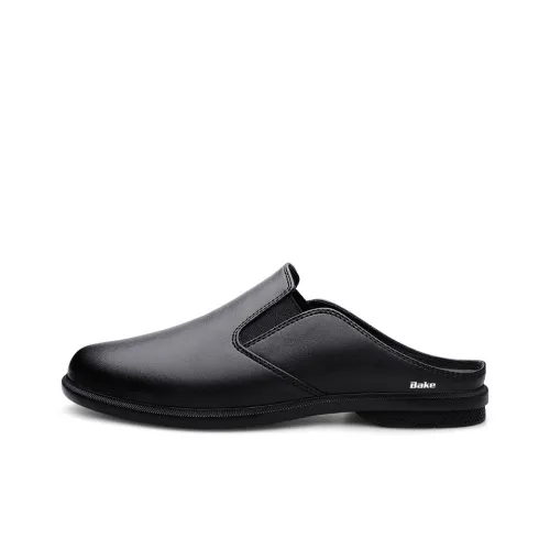 BAKE Closed Toe Slippers Men's Black