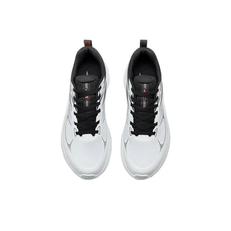 XTEP Anti Slip Wear Resistant Low Top Casual Running Shoes Men's White Black-3