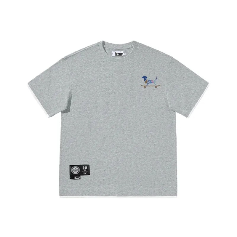 Izzue Short Sleeved T Shirts Unisex-4