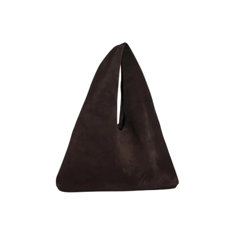 THE ROW Cow Leather Handbag Trumpets Women's Brown-1