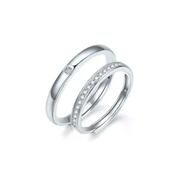 JINGUIFU S925 Silver Rings Unisex