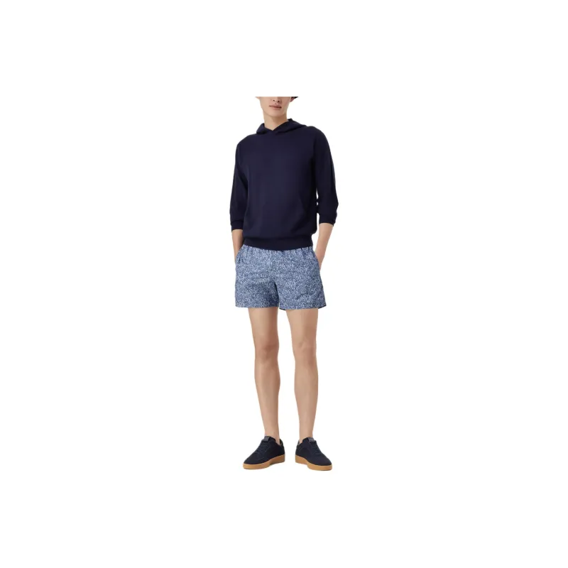Canali Printed Swim Shorts-3