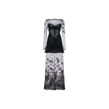 Alessandra Rich Long Sleeved Dress Women's