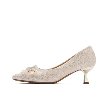 JOSINY High Heels Women's Champagne Gold