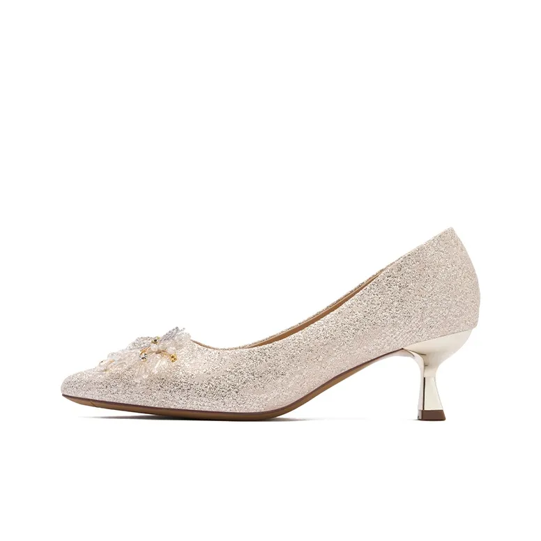 JOSINY High Heels Women's Champagne Gold-0