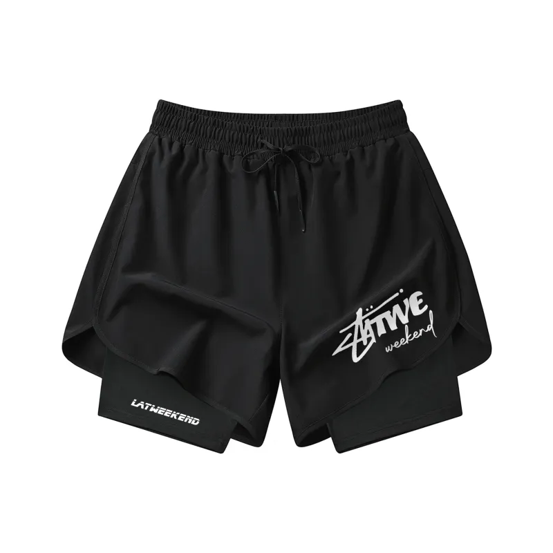 LA'T.WEEKEND Casual Shorts Unisex-0