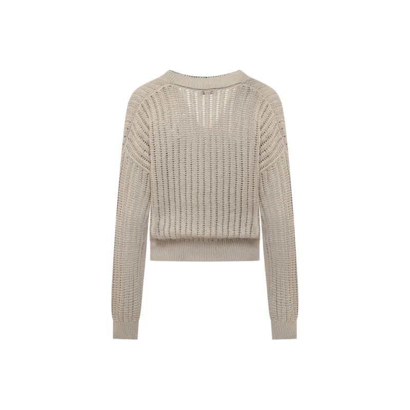 Brunello Cucinelli Knitwear Women's Khaki-1