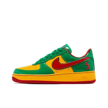 Lil Yachty x Nike Anti Slip Wear Resistant Low Top Skateboard Shoes Unisex Green Gold Red