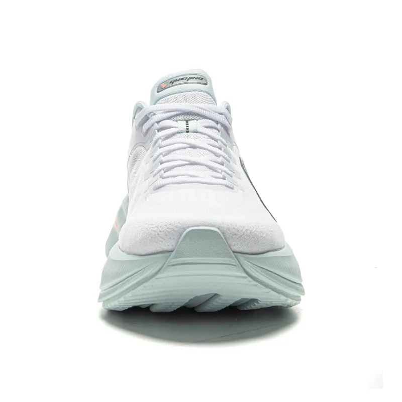 LiNing Height Increasing Cushioning And Abrasion Resistant Low Top Casual Running Shoes Men's Standard White-4