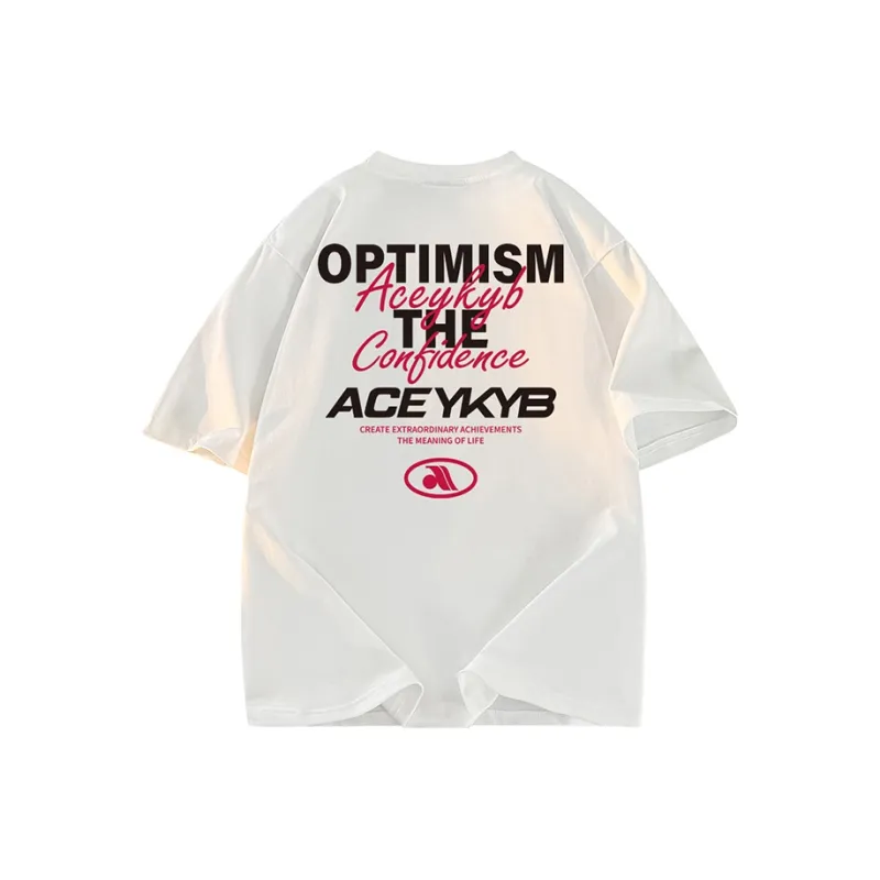 YK&YB Short Sleeved T Shirts Unisex-0