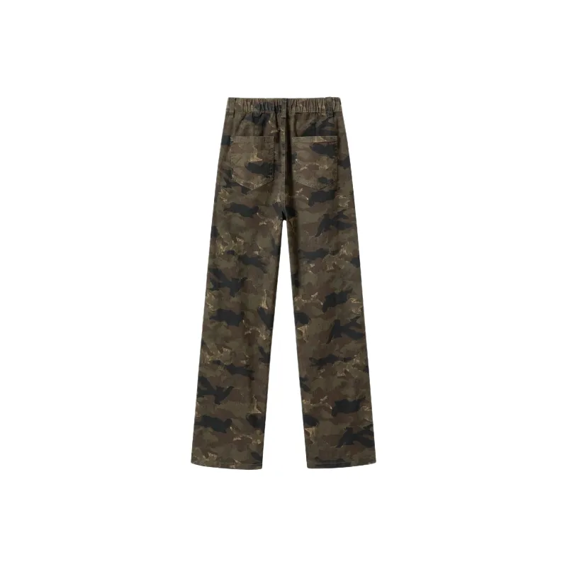 PRBLMS Casual Pants Unisex Military Green-1
