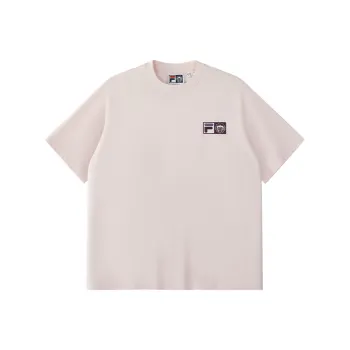 FILA FUSION T Shirt Unisex Ningling Pink PK