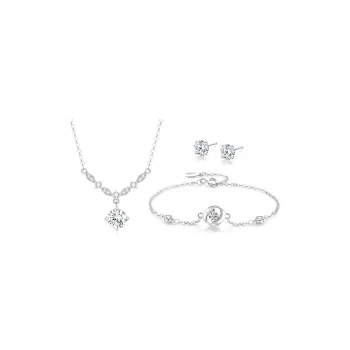 Branded Jewelry S925 Silver Stud Earrings Women's