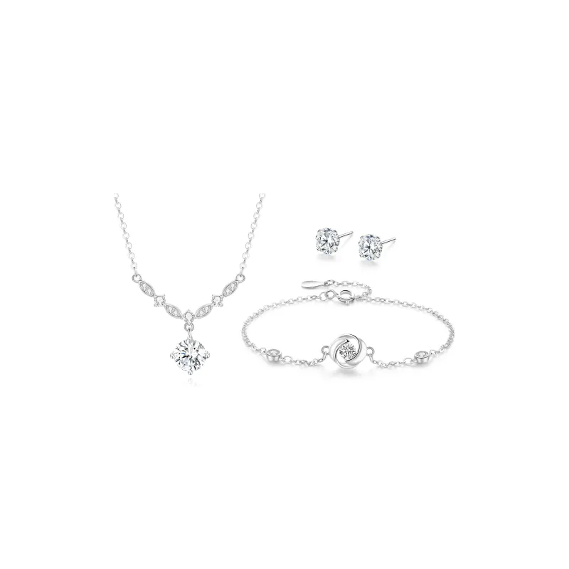 Branded Jewelry S925 Silver Stud Earrings Women's-0
