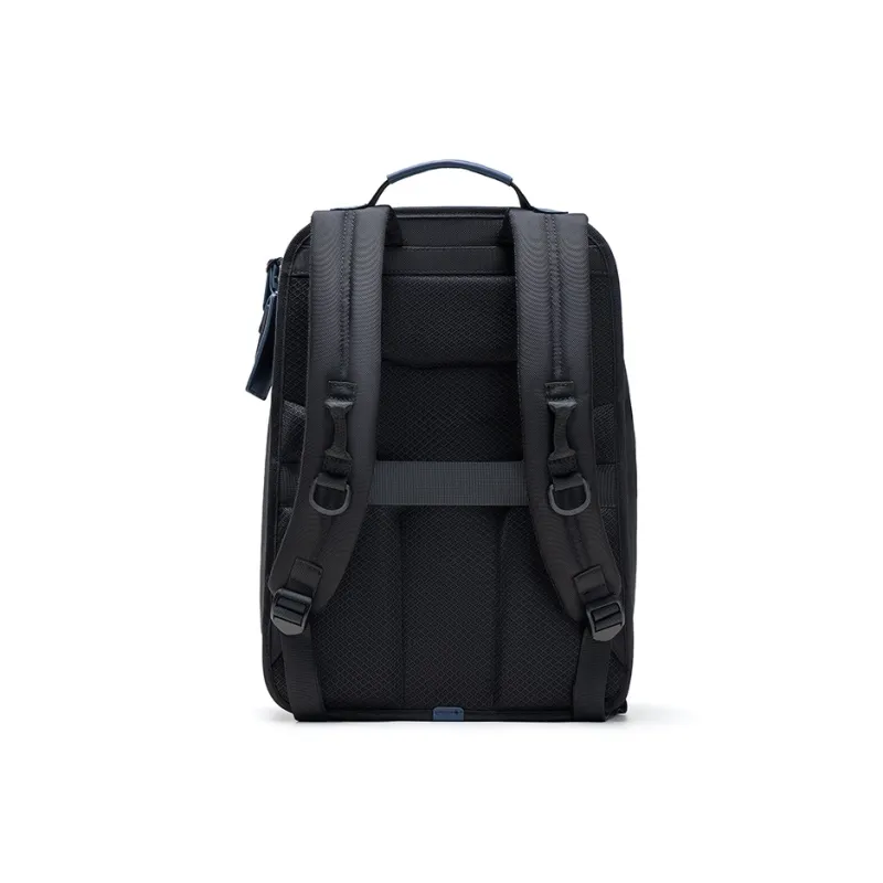 HLA Polyester Backpack Unisex Black/Blue-7