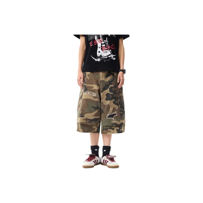 Zomuros Denim Shorts Unisex Camouflage-0