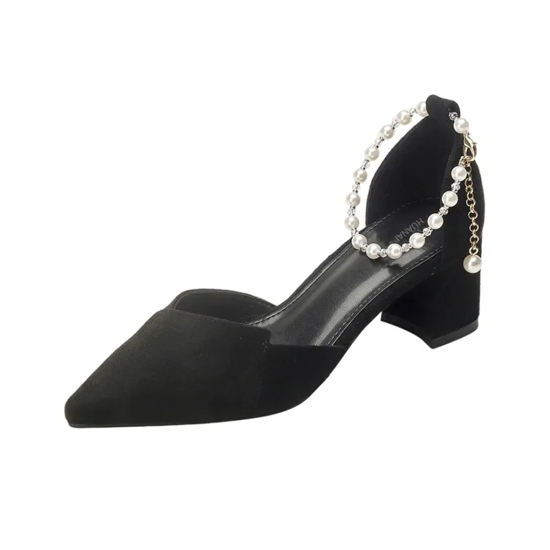 HUANAI Chunky Heel High Heels Women's-6