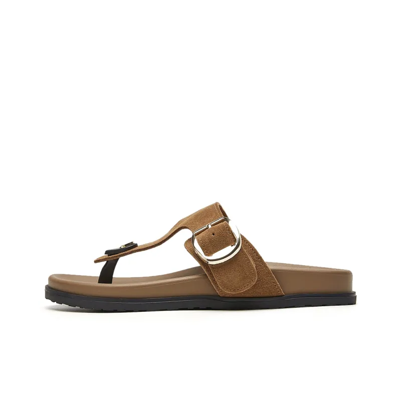 JOSINY Quiet Odor Resistant Slip Resistant Quick Dry Flip Flops Women's-8