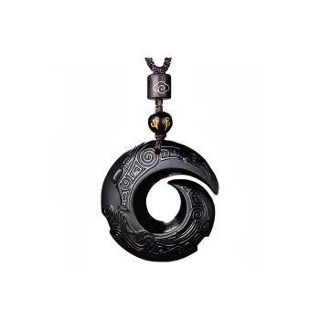 CUIYIN Obsidian Pendants Unisex