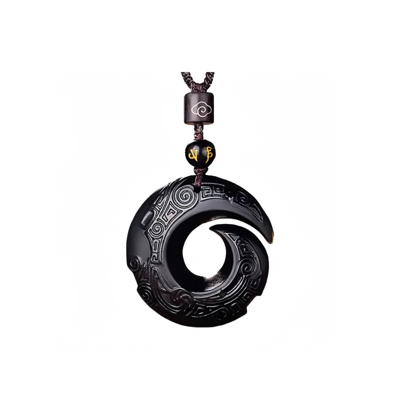 CUIYIN Obsidian Pendants Unisex-0